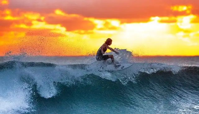 maldives surfing Wave chicken