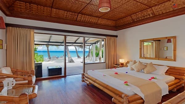 Angaga Island Resort Spa beach bungalow