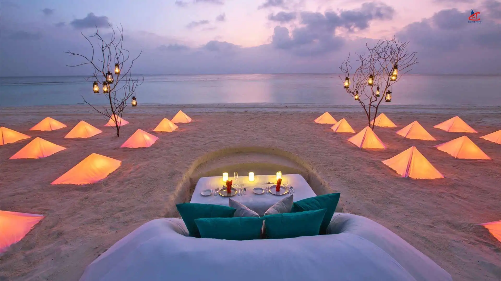 Dusit Thani Maldives Island Resort Dinner