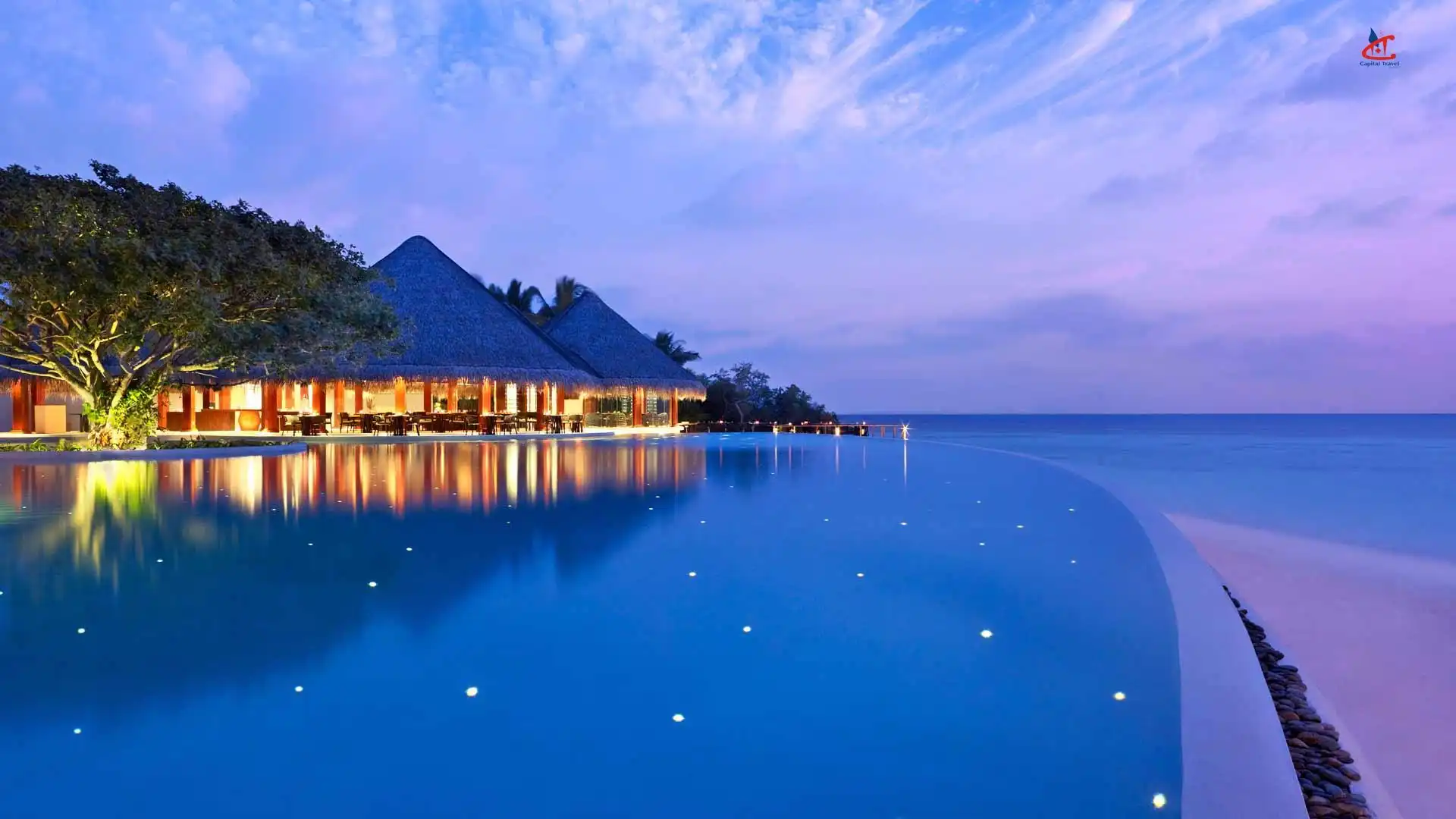 Dusit Thani Maldives Island Resort Pool