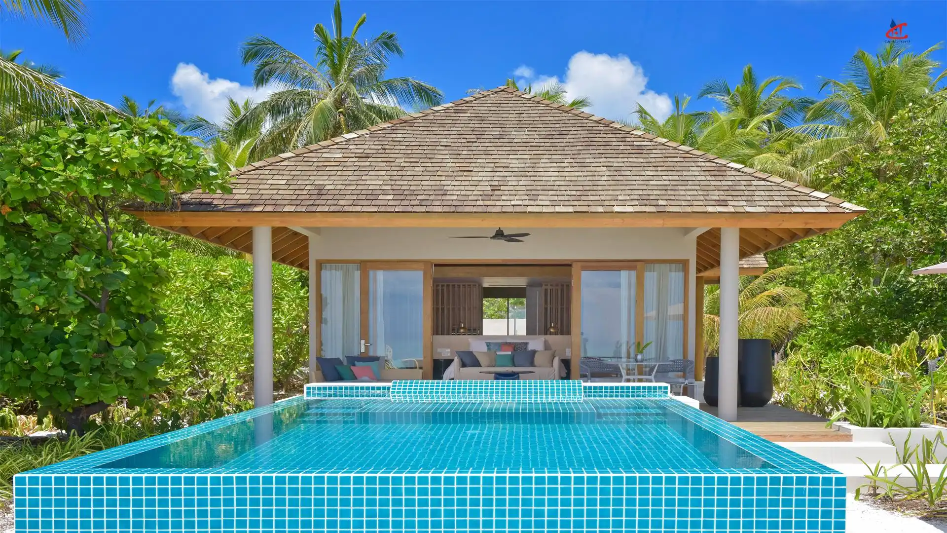 Emerald Faarufushi Maldives Beach Pool Villa1