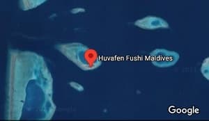 huvafenfushi island map