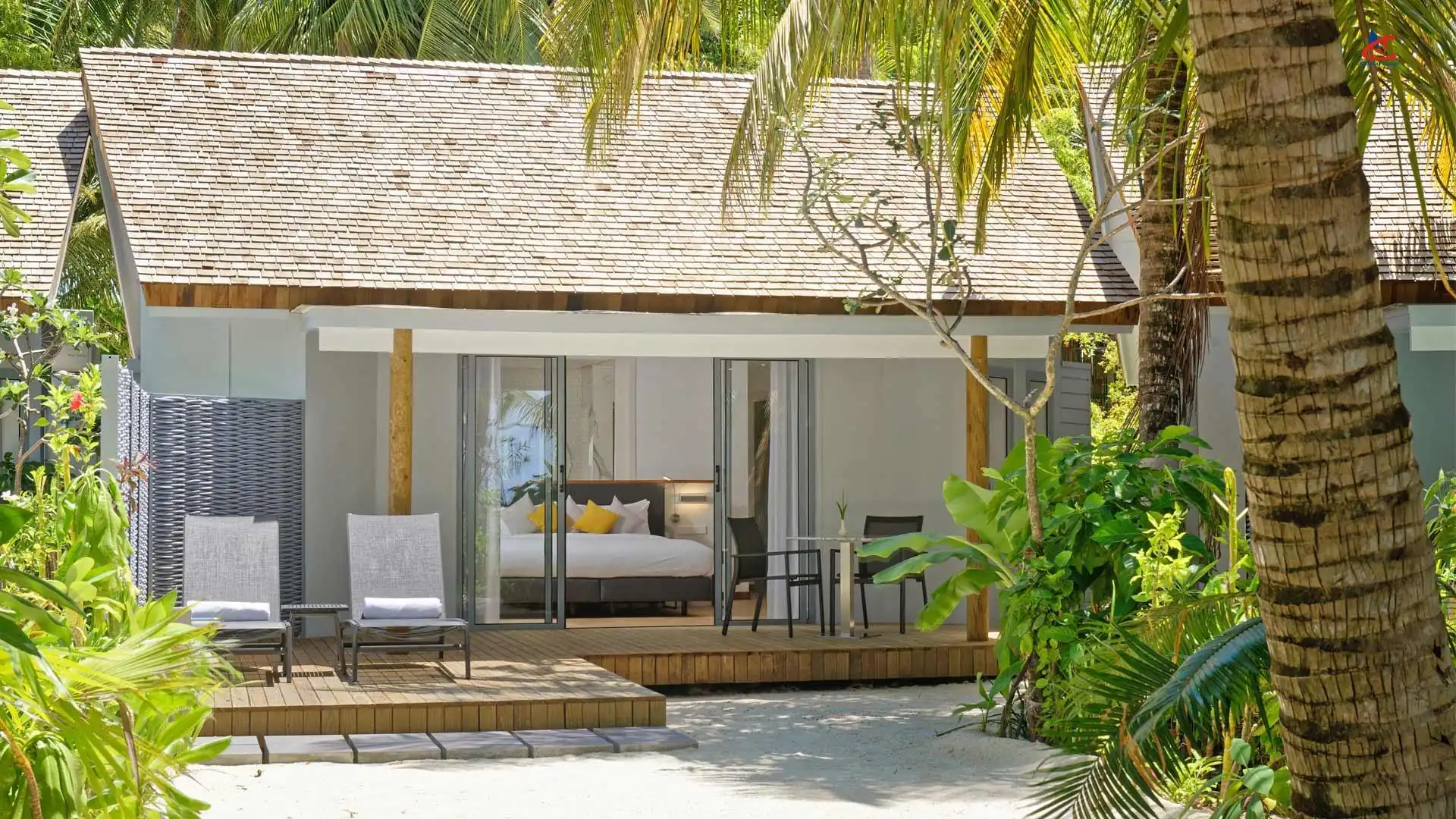 Outrigger Maldives Maafushivaru Resort Beach Villa