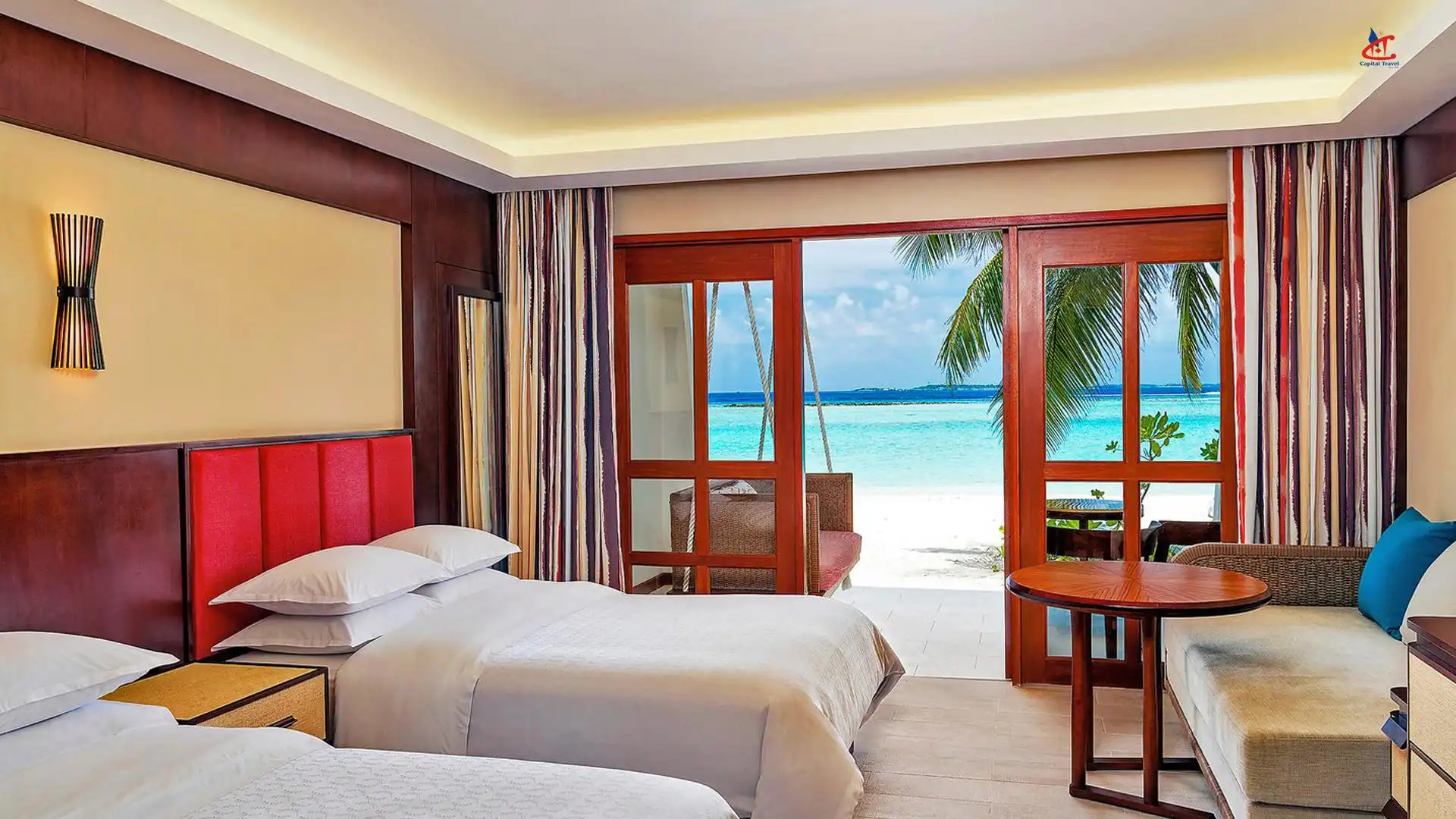 Sheraton Maldives Full Moon Resort Beach Front Deluxe