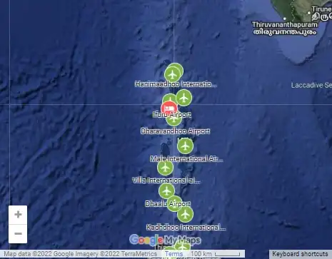 Sun Siyam Olhuveli Maldives map