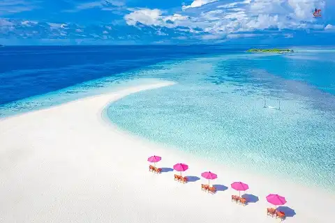 Sun Siyam Vilu Reef Maldives Beach Dhaalu Atoll