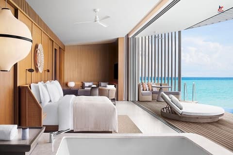ritz carlton fari island ocean pool villa