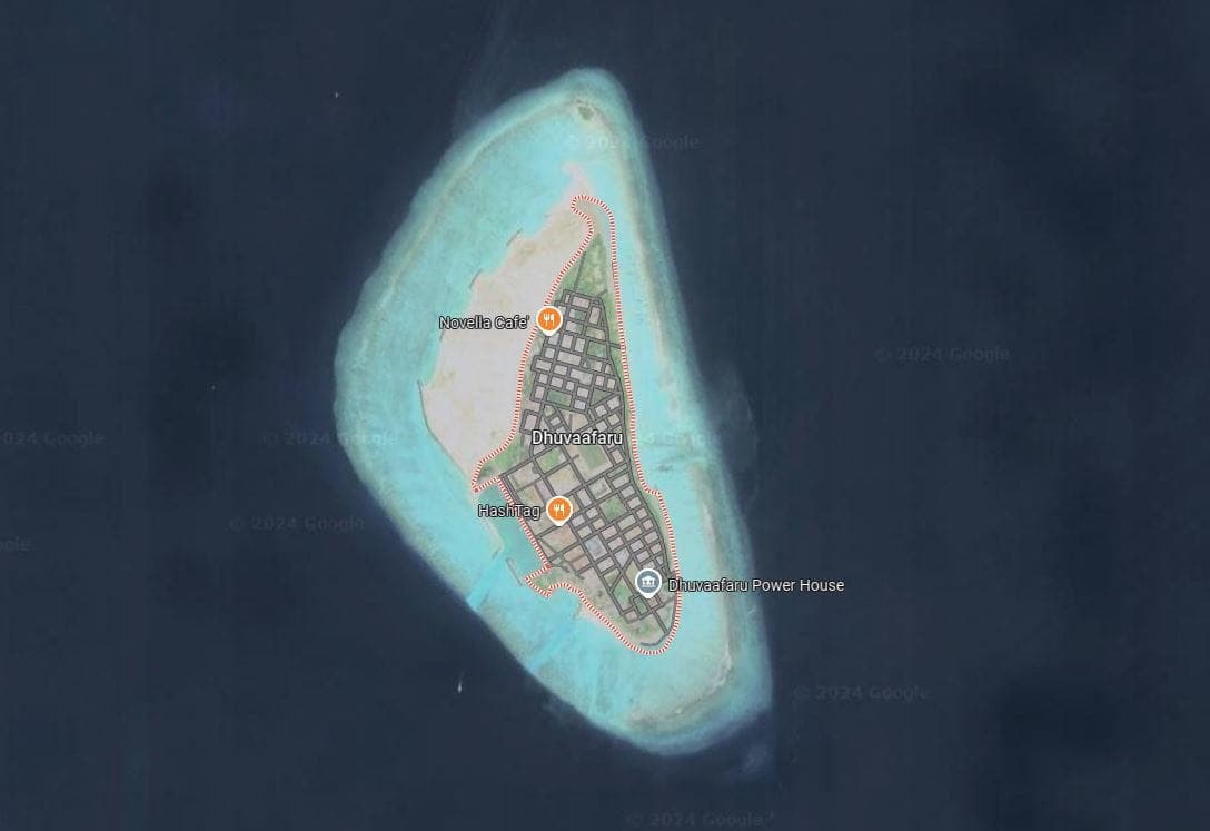 raa Dhuvaafaru island