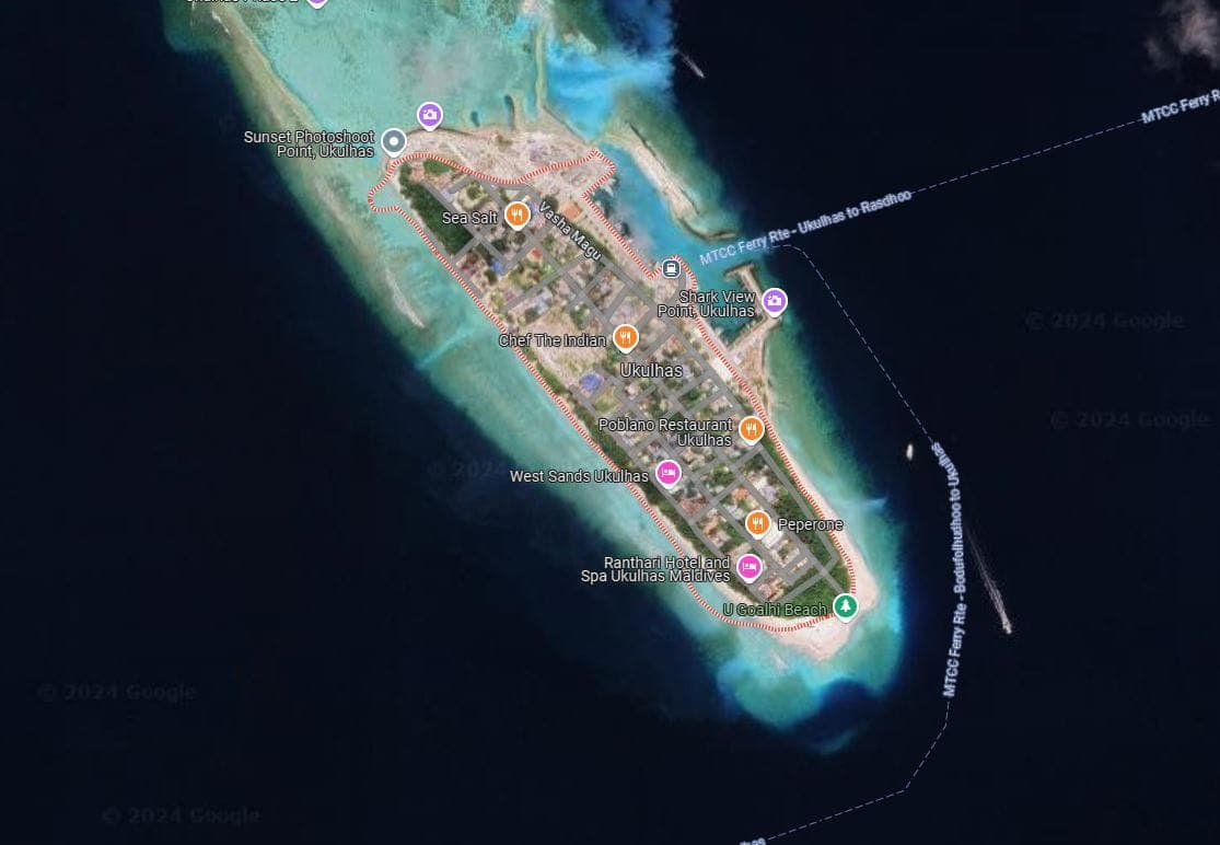 Alifu alifu Ukulhas island
