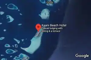 kaanibeach maldives map