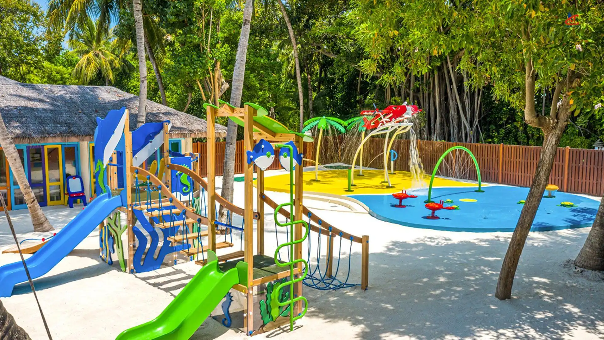 Kids pool in maldives