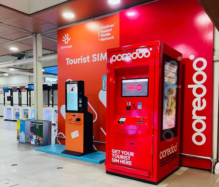 E Sim card services at Male airport Maldives
