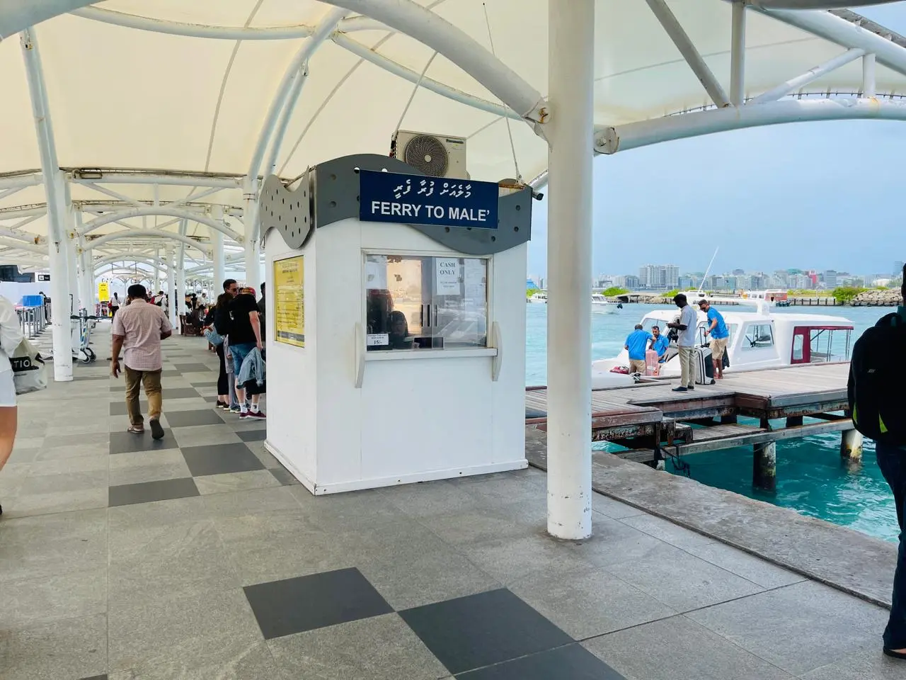 male airport ferry service