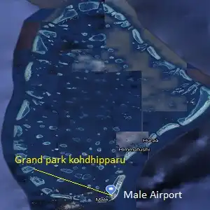 grand park kohdhipparu island maldives airport transfer