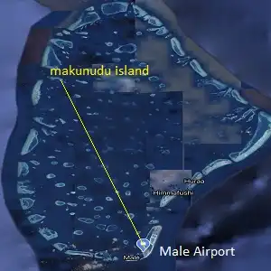 makunudu island maldives airport transfer