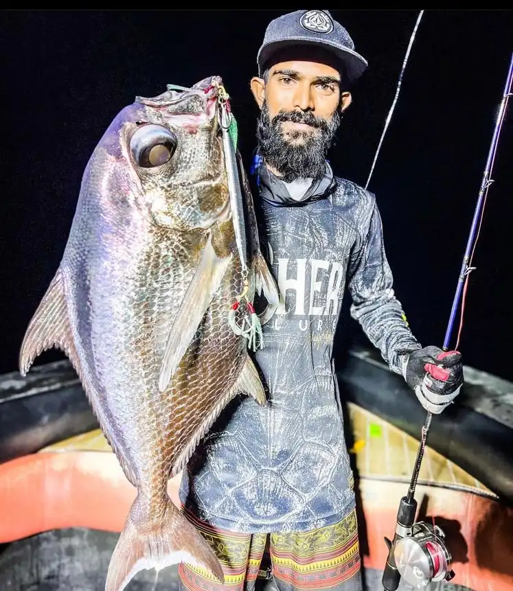 Trolling fishing in maldives