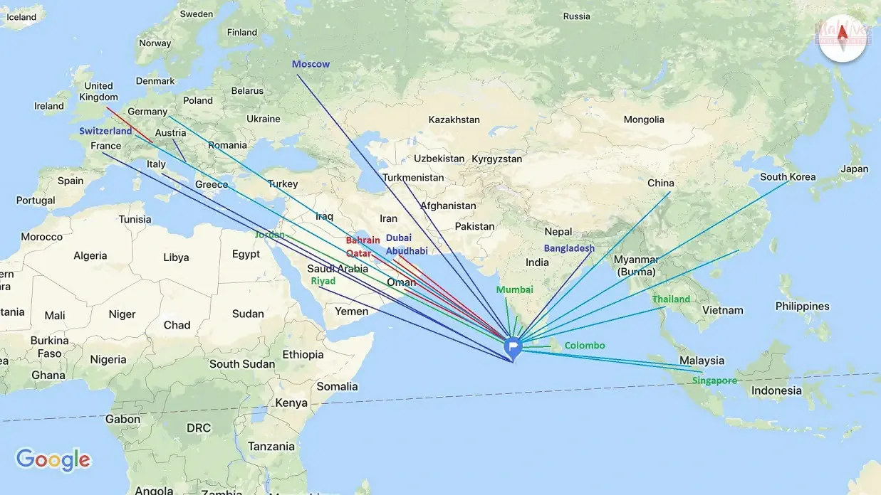 Significance of the Maldives' Location