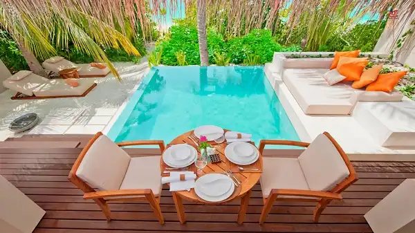 Ayada Maldives beach pool villa