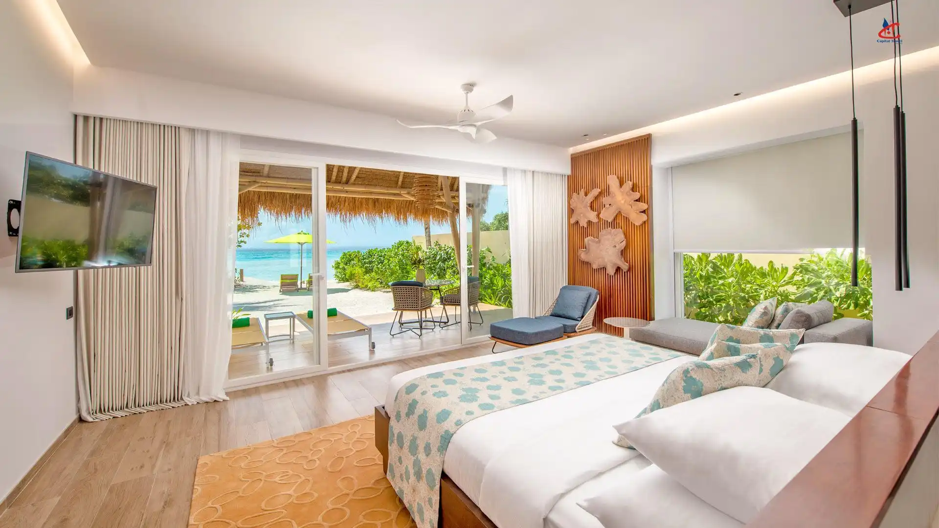 Emerald Maldives Resort & Spa beach villa