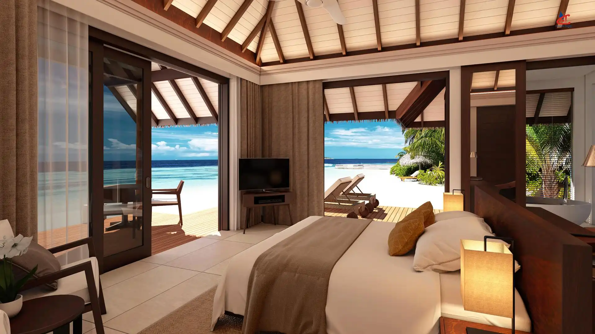 Heritance Aarah Maldives beach villa