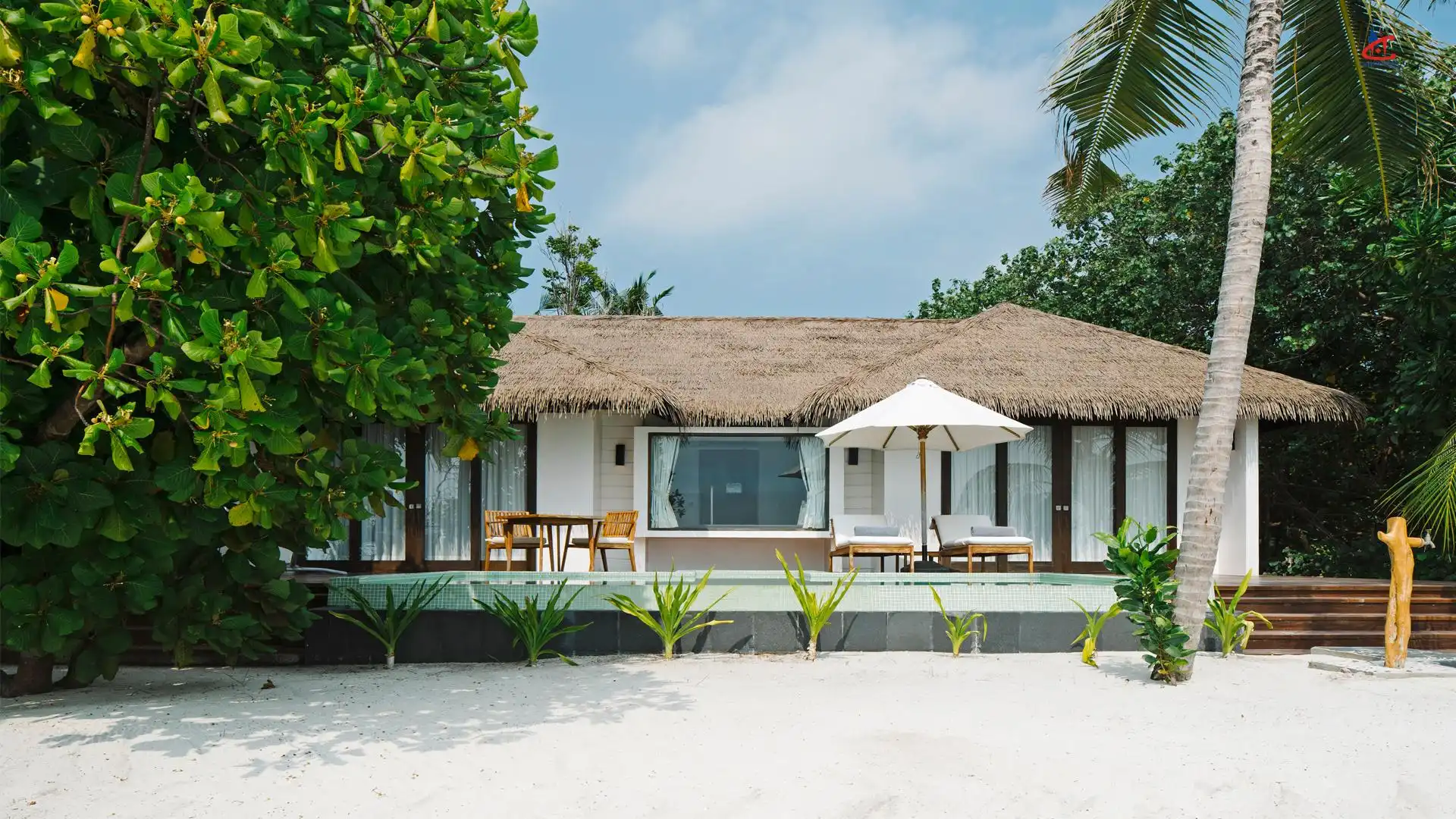 Noku Maldives beach pool villa
