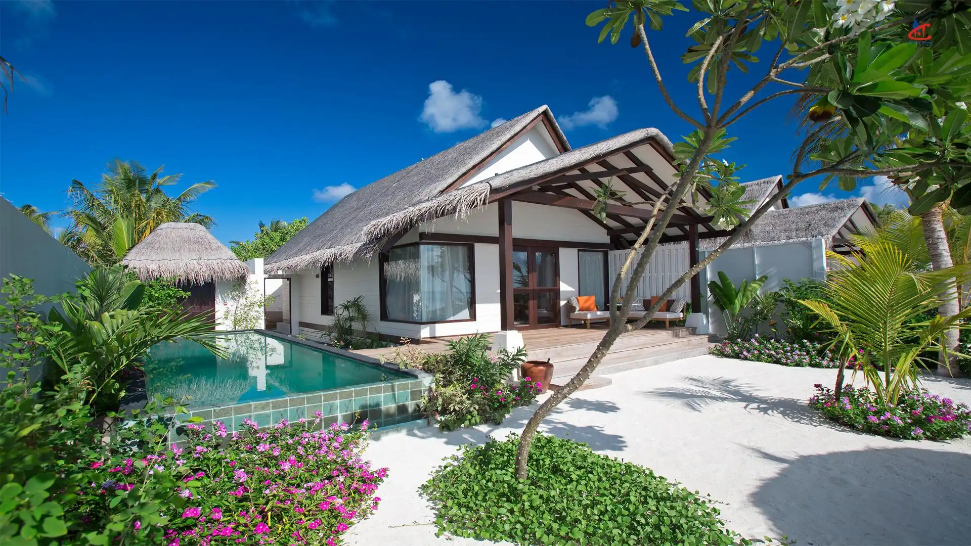Ozen Life Maadhoo Maldives beach pool villa