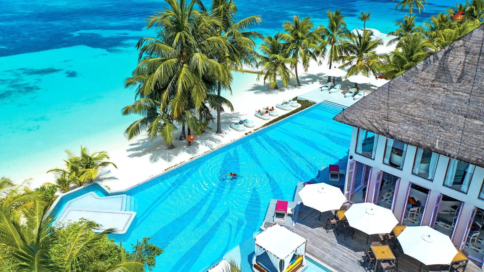 Ozen Life Maadhoo Maldives resort maldives pool