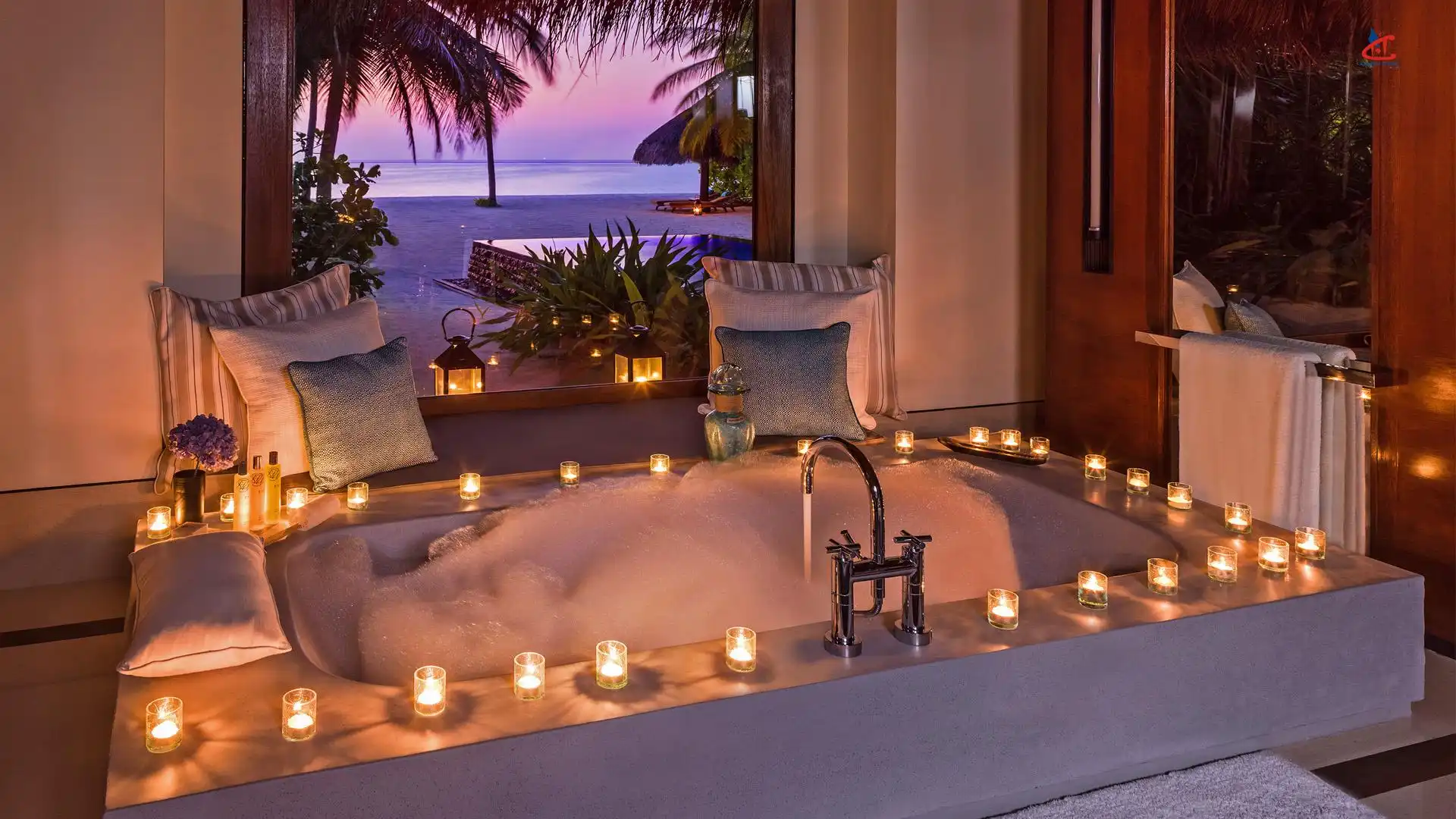 One & Only Reethi Rah Maldives beach pool villa