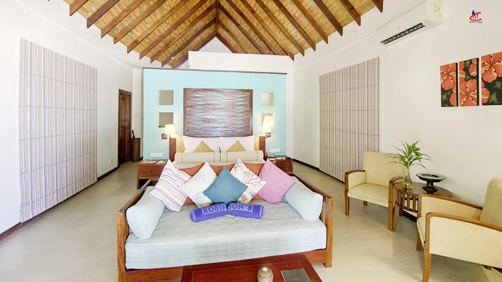 Robinson Club Maldives beach villa