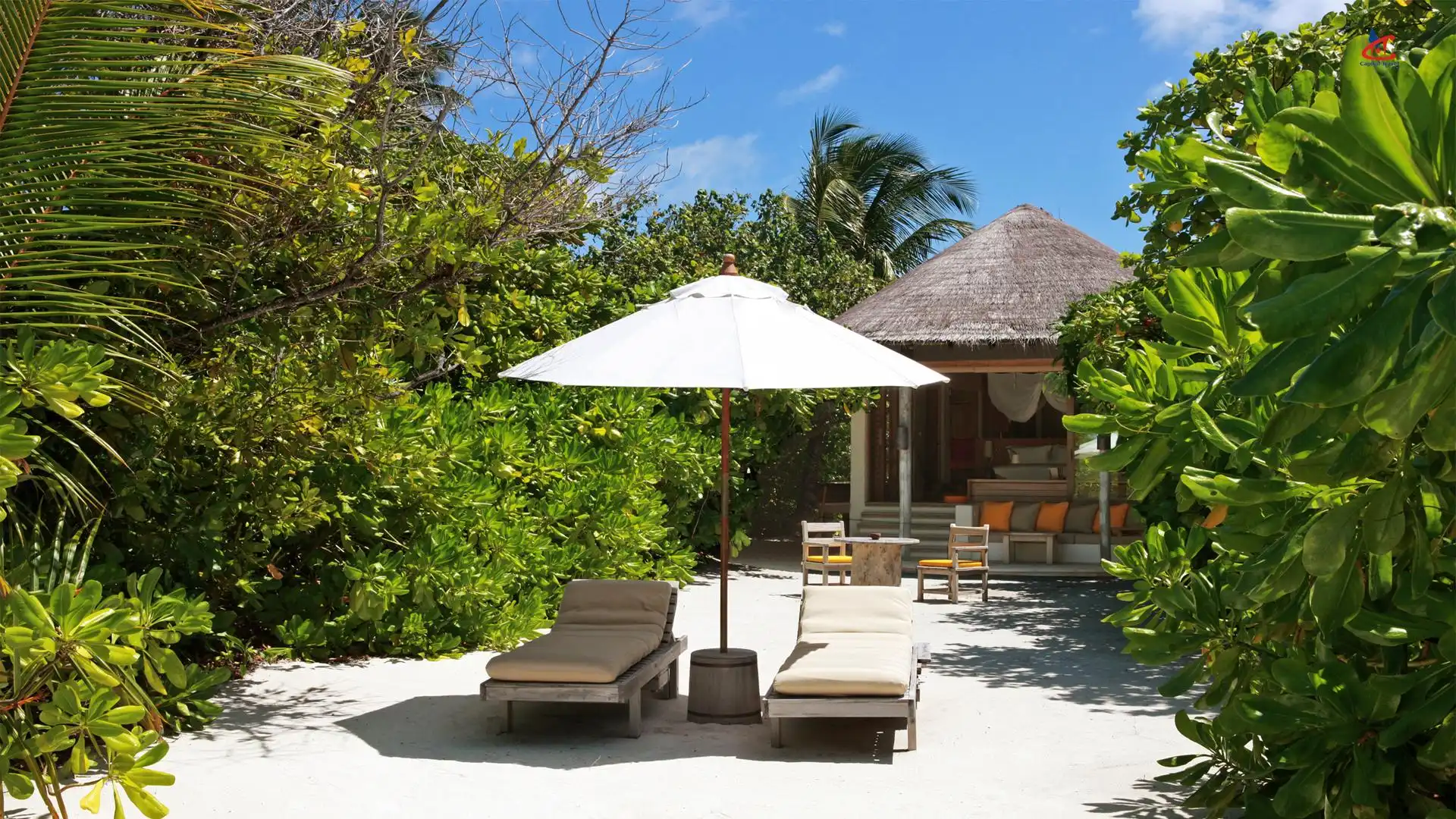 Six Senses Laamu Maldives beach pool villa