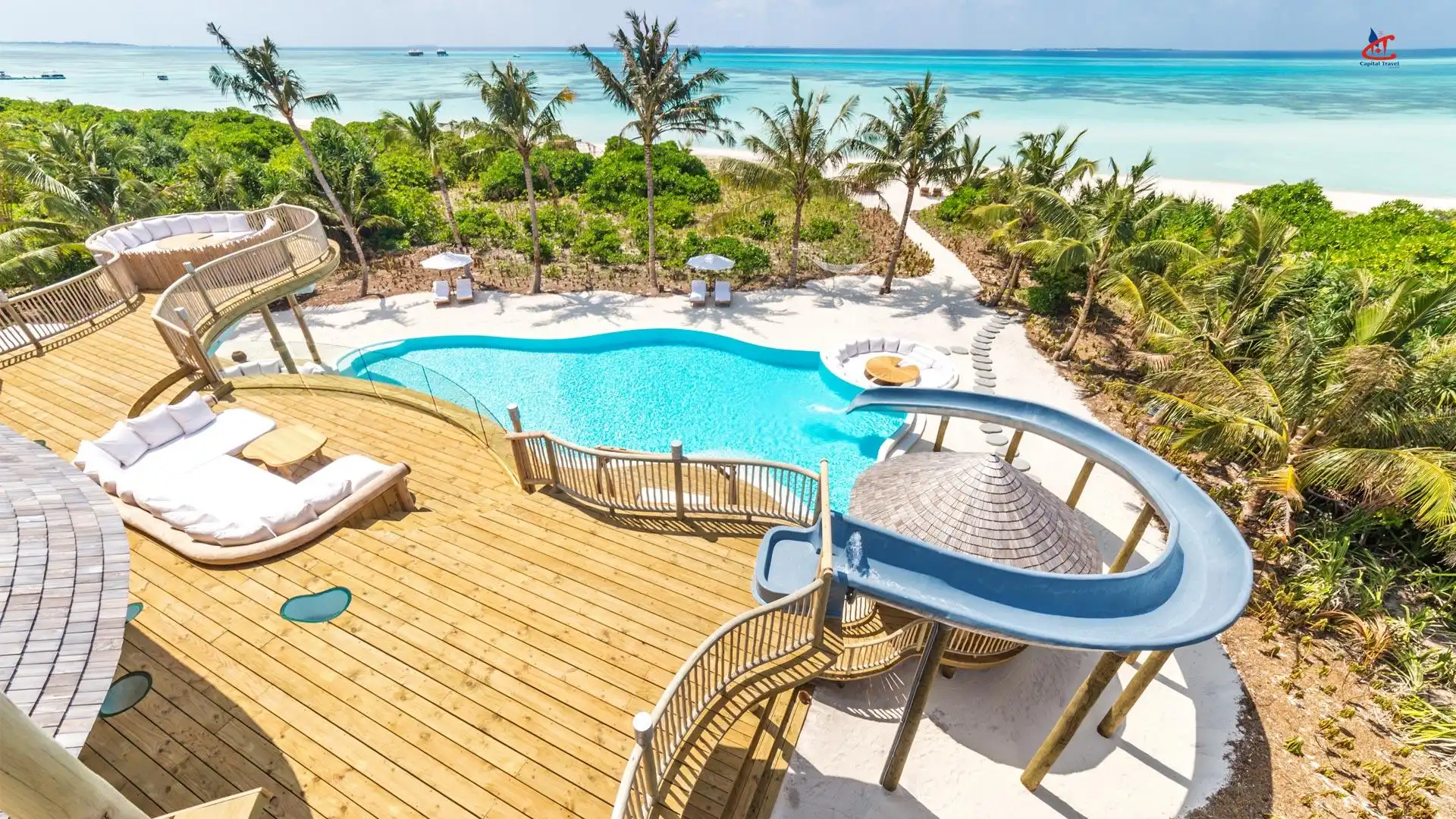 Soneva Jani Maldives beach pool villa
