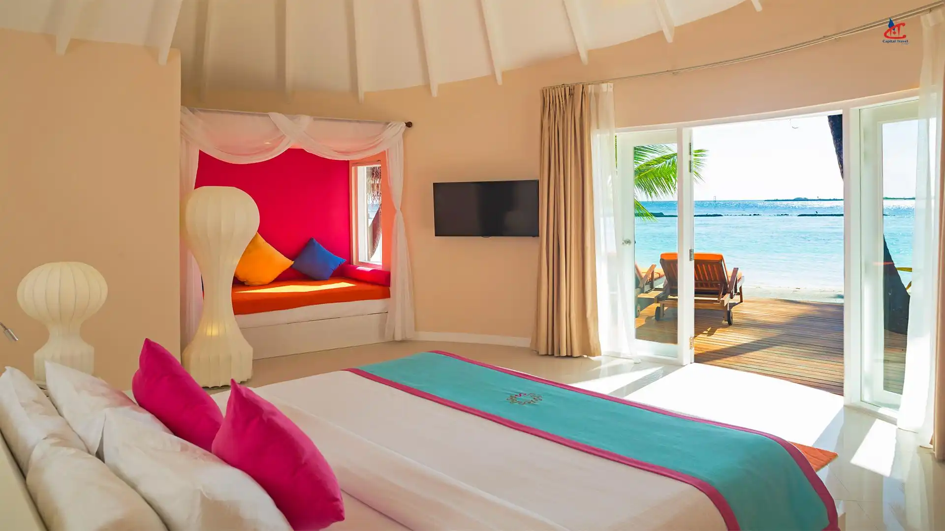 Sun Siyam Vilu Reef Maldives beach villa