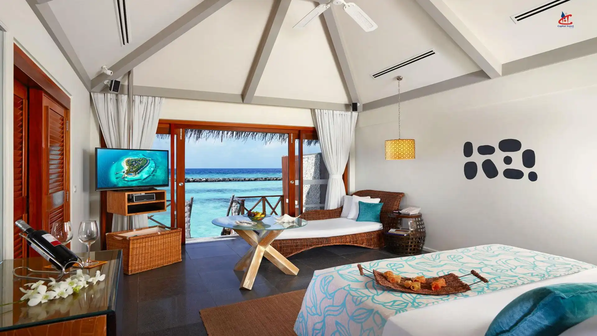 Taj Coral Reef Resort & Spa water-villa